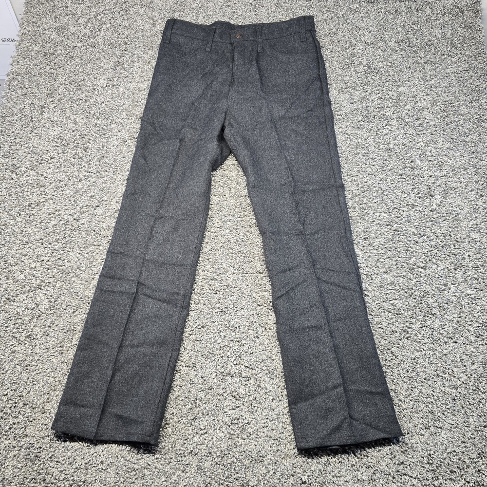 Levis 517 Stay Pressed Action Slacks Men 34x29 (Fits 32x29) Vintage Made USA